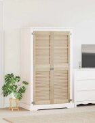 vidaXL Врата за шкаф с врата 2 бр. Натурално 1405 x 395 см