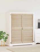 vidaXL Врата за шкаф с врата 2 бр. Натурално 1405 x 595 см