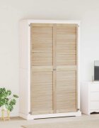 vidaXL Врата за шкаф с врата 2 бр. Натурално 201 x 21 x 595 см