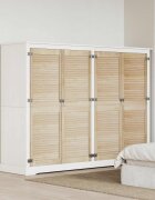 vidaXL Врата за шкаф с врата 4 бр. Натурално 1405 x 495 см