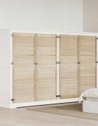 vidaXL Врата за шкаф с врата 4 бр. Натурално 1405 x 595 см