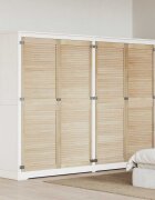 vidaXL Врата за шкаф с врата 4 бр. Натурално 170 x 21 x 595 см