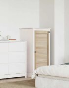 vidaXL Врата за шкаф с врата Натурално 110 x 495 см