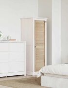 vidaXL Врата за шкаф с врата Натурално 1405 x 395 см