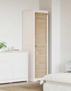 vidaXL Врата за шкаф с врата Натурално 201 x 495 см