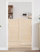 vidaXL Врати с люлеещо се отваряне 100 x 50 cm Натурално
