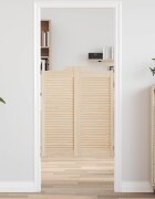 vidaXL Врати с люлеещо се отваряне 2 бр. 100 x 40 cm Натурално