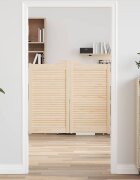 vidaXL Врати с люлеещо се отваряне 2 бр. 90 x 50 cm Натурално
