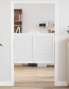 vidaXL Врати с люлеещо се отваряне 80 x 50 cm Масивна борова дървесина