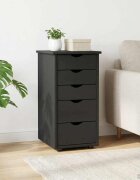 vidaXL За шкафове 34 x 39 x 615 см Солиден бор Сив
