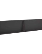 vidaXL Задържащи стени 2 бр. 100 x 12 x 50 см Стомана Черно