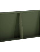 vidaXL Задържащи стени 2 бр. 40 x 12 x 30 см Стомана Маслиненозелено