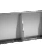 vidaXL Задържащи стени 2 бр. 40 x 12 x 40 см Поцинкована стомана