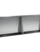 vidaXL Задържащи стени 2 бр. 60 x 12 x 40 cm Поцинкована стомана
