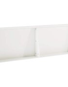 vidaXL Задържащи стени 2 бр. 60 x 12 x 50 см Стомана Бяло