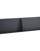 vidaXL Задържащи стени 2 бр. 80 x 12 x 30 см Стомана Антрацит