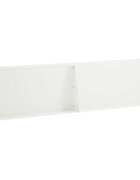 vidaXL Задържащи стени 2 бр. 80 x 12 x 30 см Стомана Бяло
