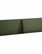 vidaXL Задържащи стени 2 бр. 80 x 12 x 50 см Стомана Маслиненозелено