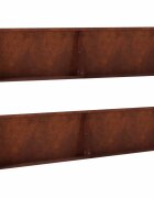 vidaXL Задържащи стени 4 бр. 100 x 12 x 40 см Кортенова стомана