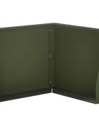 vidaXL Задържащи стени 50 x 50 x 40 cm Стомана Маслиненозелено