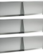 vidaXL Задържащи стени 6 бр. 80 x 12 x 30 см Поцинкована стомана