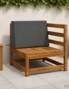 vidaXL Задна възглавница SOEST 100% полиестер Антрацит 60 x 20 x 40 cm