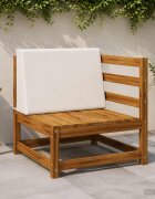 vidaXL Задна възглавница SOEST 100% полиестер Бяло 60 x 20 x 40 cm