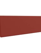 vidaXL Задна възглавница SOEST 100% полиестер Червено 120 x 20 x 40 см