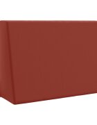 vidaXL Задна възглавница SOEST 100% полиестер Червено 60 x 20 x 40 см
