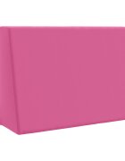 vidaXL Задна възглавница SOEST 100% полиестер Розово 60 x 20 x 40 см