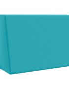 vidaXL Задна възглавница SOEST 100% полиестер Тюркоаз 60 x 20 x 40 см