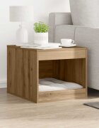 vidaXL Заграждение за котешка тоалетна 47x59x42 см инженерно дърво