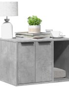 vidaXL Заграждение за котешка тоалетна 60x40x40 см инженерно дърво