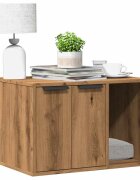 vidaXL Заграждение за котешка тоалетна 60x40x40 см инженерно дърво