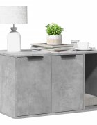 vidaXL Заграждение за котешка тоалетна 80x50x45 см инженерно дърво