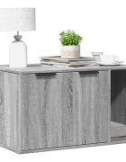vidaXL Заграждение за котешка тоалетна 80x50x45 см инженерно дърво