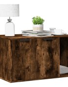 vidaXL Заграждение за котешка тоалетна 80x50x45 см инженерно дърво