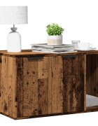 vidaXL Заграждение за котешка тоалетна 80x50x45 см инженерно дърво