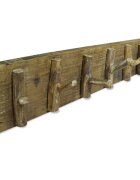 vidaXL Закачалка за палта смесена рециклирана дървесина 60x15 см