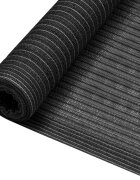 vidaXL Засенчваща мрежа антрацит 2x25 м HDPE 150 г/м²