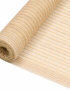 vidaXL Засенчваща мрежа бежова 36x10 м HDPE 75 г/м²