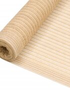 vidaXL Засенчваща мрежа бежова 36x50 м HDPE 75 г/м²