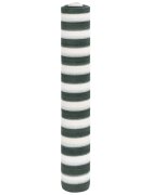 vidaXL Засенчваща мрежа зелено и бяло 2x25 м HDPE 150 г/м²