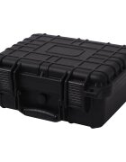 vidaXL Защитен куфар за оборудване 35x295x15 cм черен
