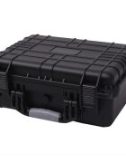 vidaXL Защитен куфар за оборудване 40.6x33x17.4 cм черен