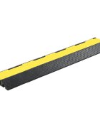 vidaXL Защитна рампа за кабели 2 канала гума 1015 см