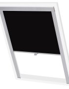 vidaXL Затъмняваща ролетна щора черна MK04