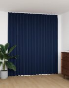 vidaXL Затъмняваща завеса с куки синя 290x245 см