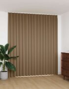 vidaXL Затъмняваща завеса с куки таупе 290x245 см