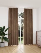 vidaXL Затъмняващи завеси с куки 2 бр кадифе бежови 140x245 см